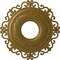 Ekena Millwork Orrington Ceiling Medallion (Fits Canopies up to 6 1/4"), 22"OD x 6 1/4"ID x 1 3/4"P, Gold CM22ORGLS - alternate 1